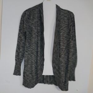 Merona Charcoal Open-Front Cardigan
